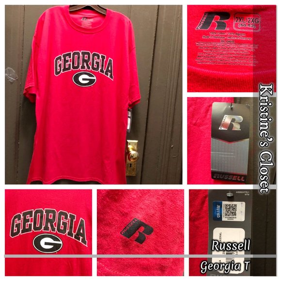 Russell Athletic Other - 2 Georgia Football T-Shirts - 2XL
